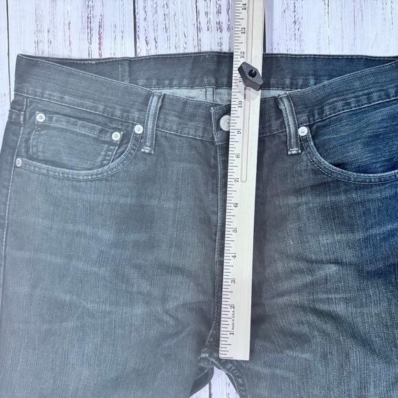Levi’s 527 Bootcut Jeans Men 34x32 Cropped Faded Blue Y2K Grunge Streetwear - Picture 3 of 8
